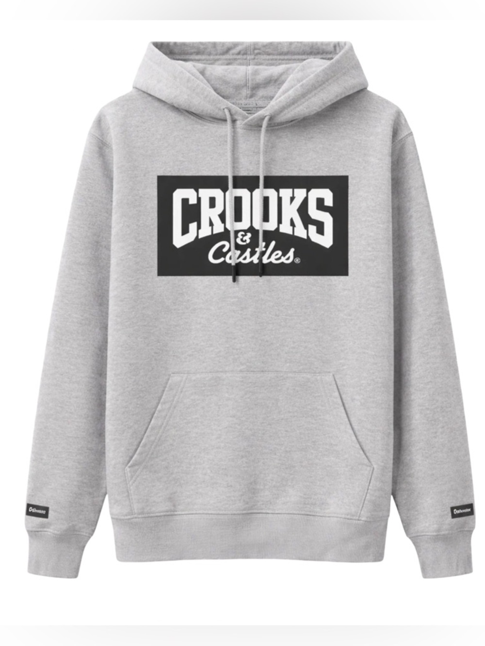 CROOKS & CASTLES GRAPHIC HOODIE H GREY ARCH BOX
Size Large or 3XL 
New with Tag